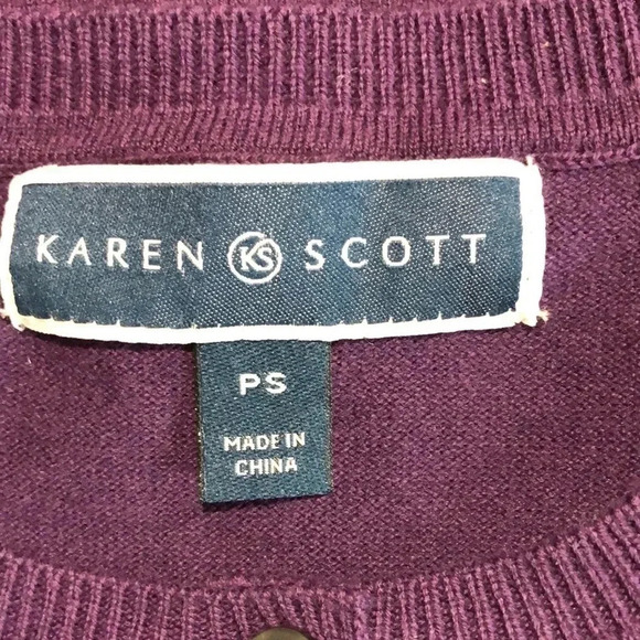 KAREN SCOTT Button Up Cardigan - Picture 4 of 6